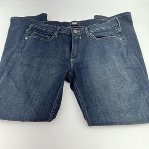 Paige Federal Dark Blue Straight Leg Jeans Size 32x34 Men’s